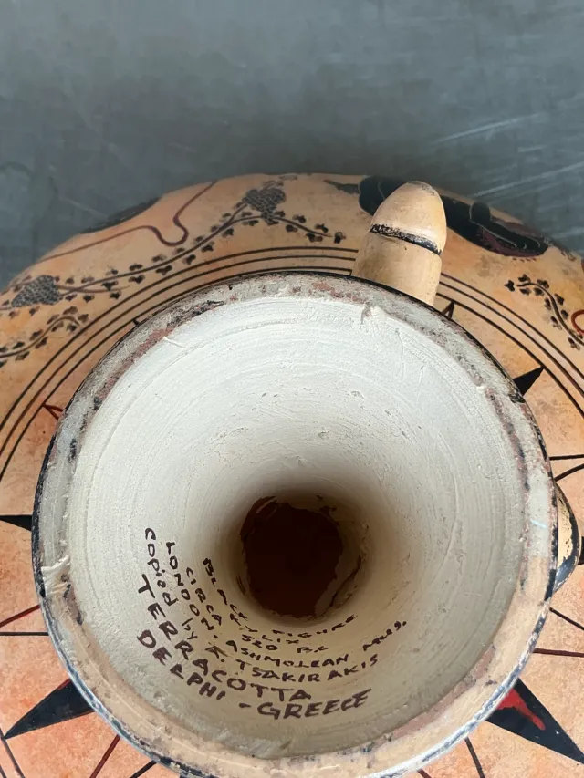 Vintage Boho Greek Erotic Art Bowl — additional photo 3
