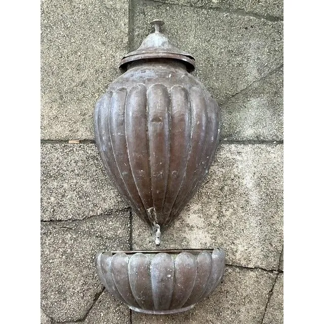 Vintage Boho Hammered Copper Lavabo - Set of 2 — additional photo 2