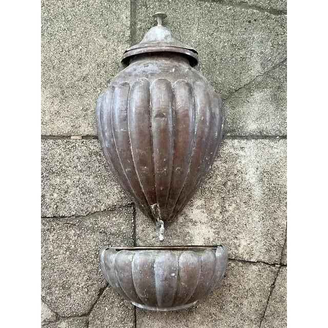 Vintage Boho Hammered Copper Lavabo - Set of 2 — additional photo 8