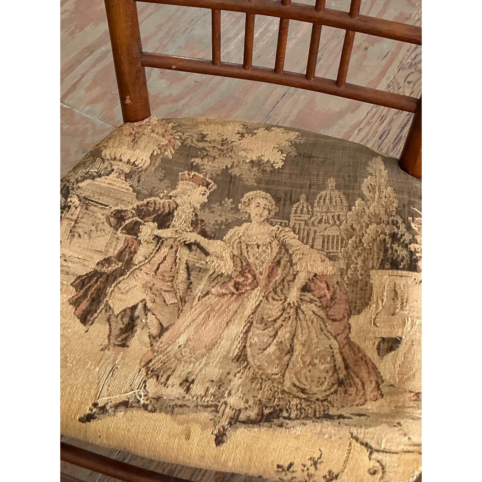 Vintage Boho Hand Carved Side Chairs - A Pair — additional photo 5