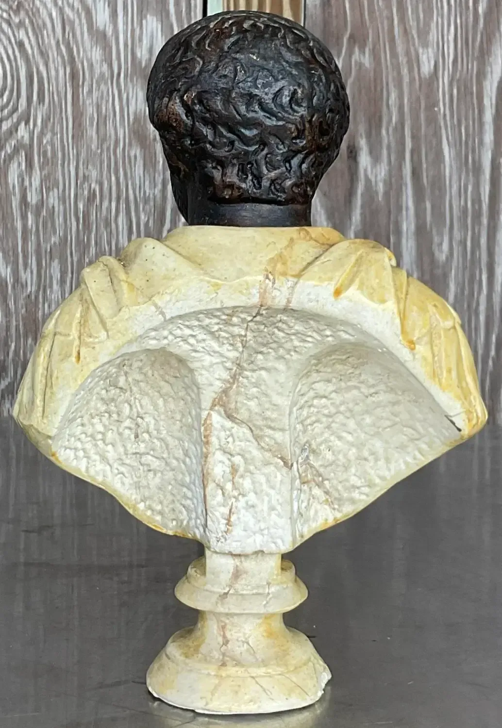 Vintage Boho Hand Painted Bust of Man — additional photo 2