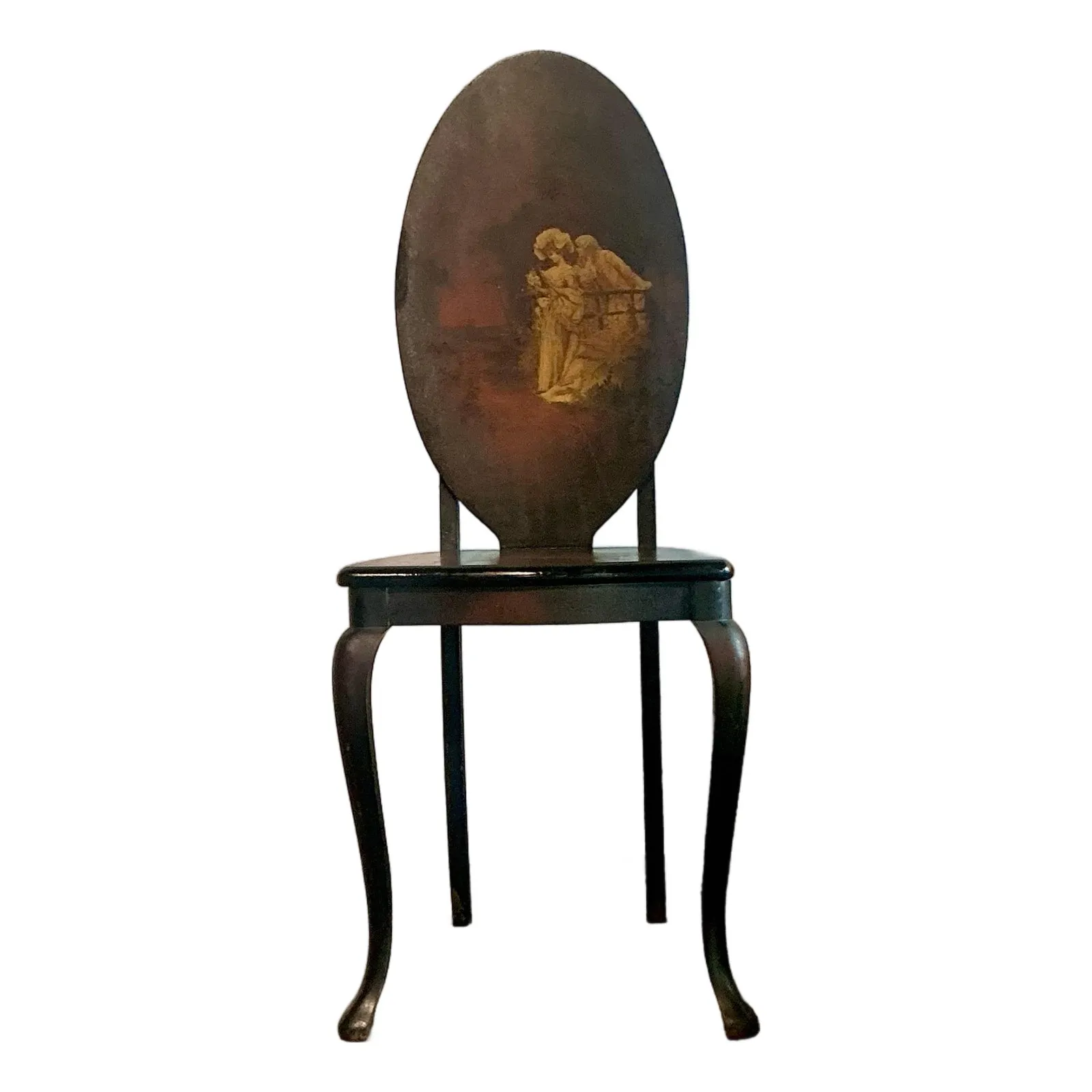 Vintage Boho Hand Painted Chair — additional photo 1