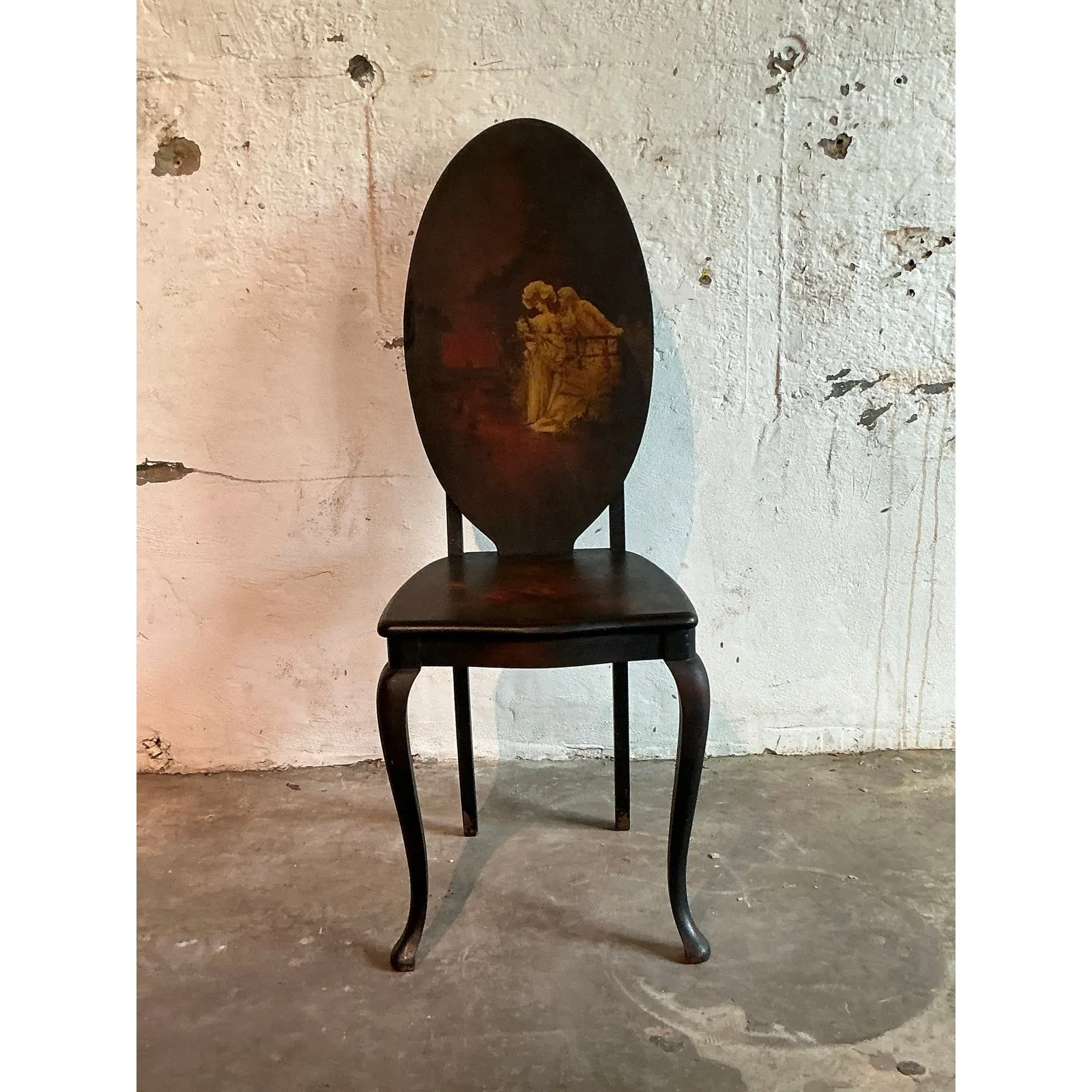 Vintage Boho Hand Painted Chair — additional photo 4