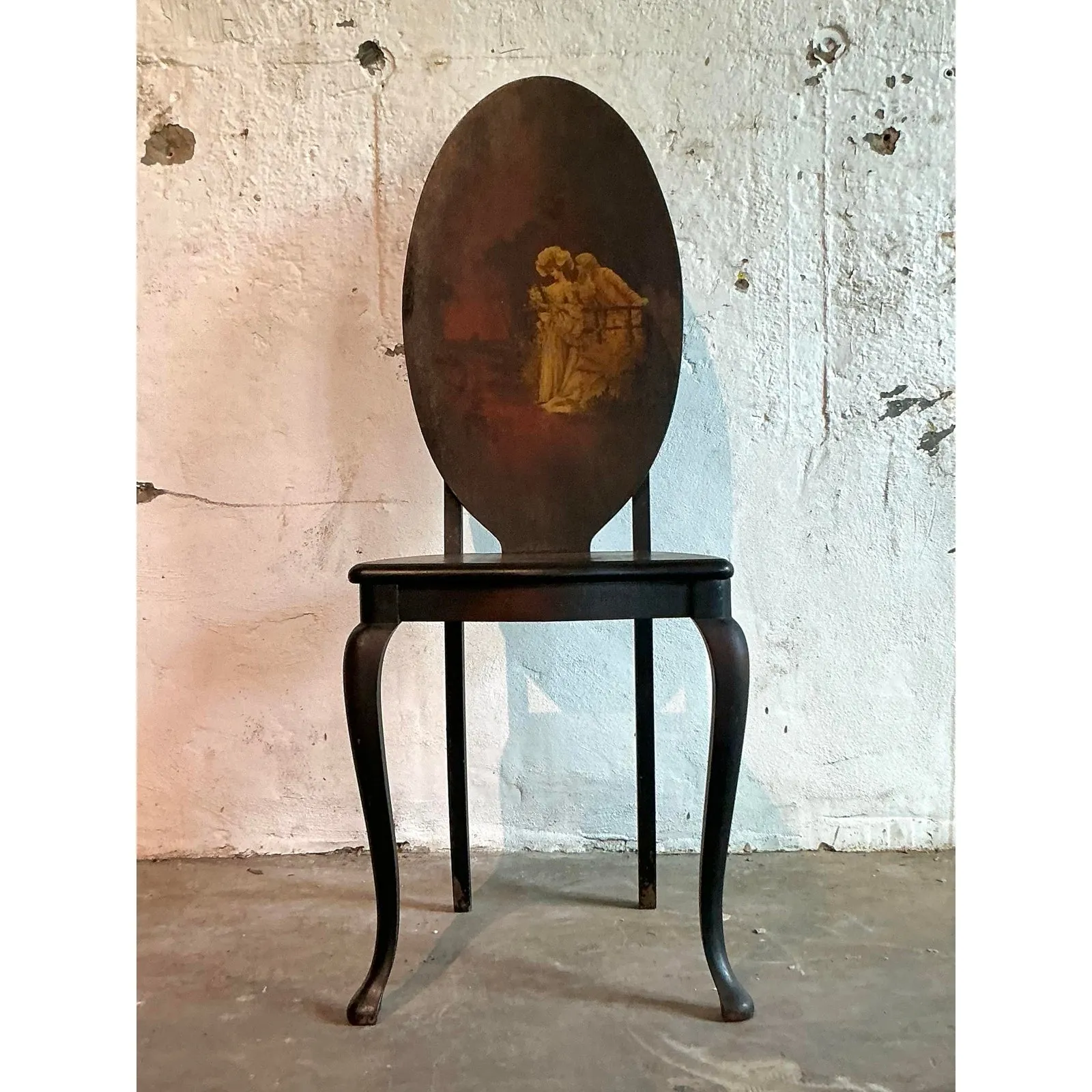 Vintage Boho Hand Painted Chair — additional photo 6