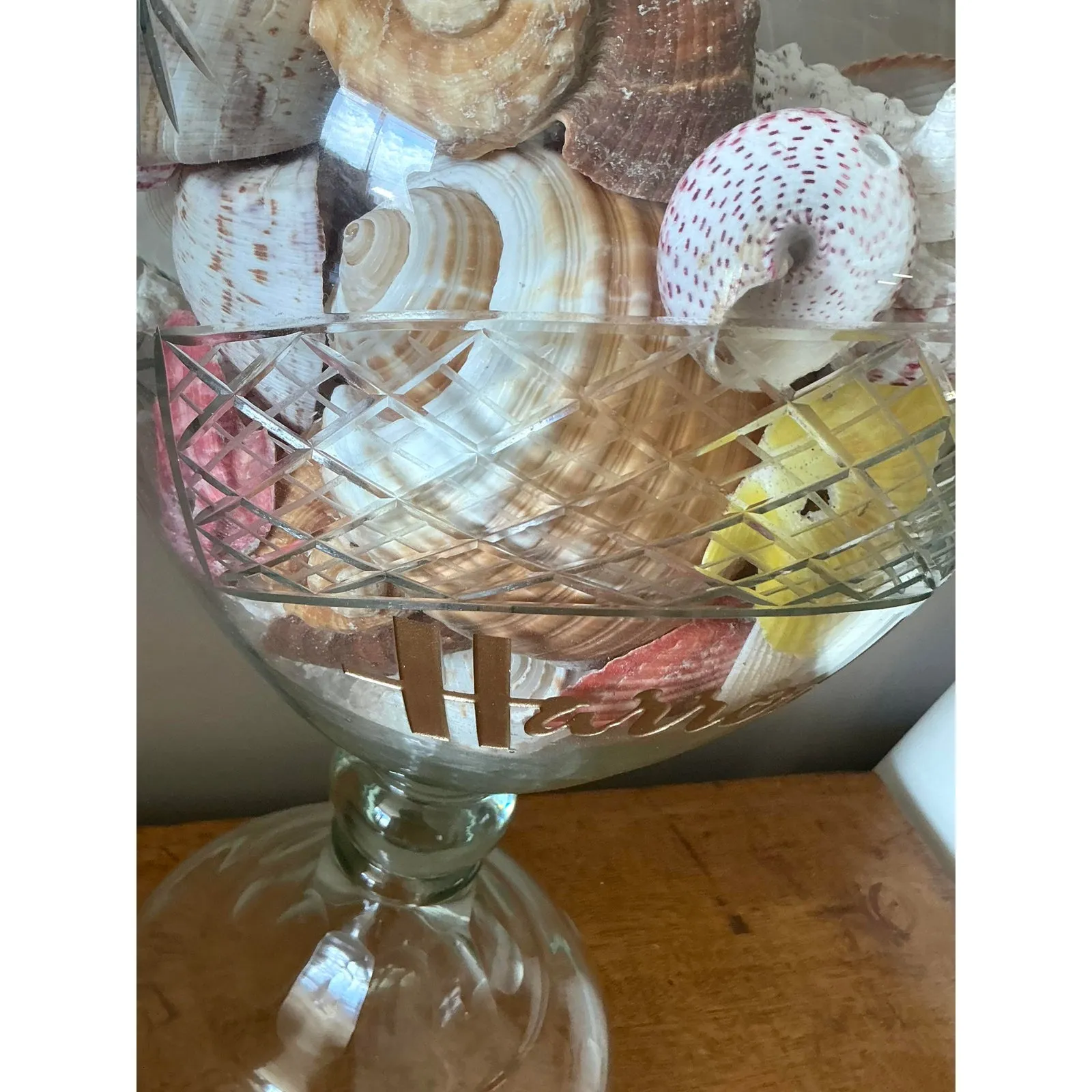 Vintage Boho Harrods Cut Glass Apothecary Jar — additional photo 3