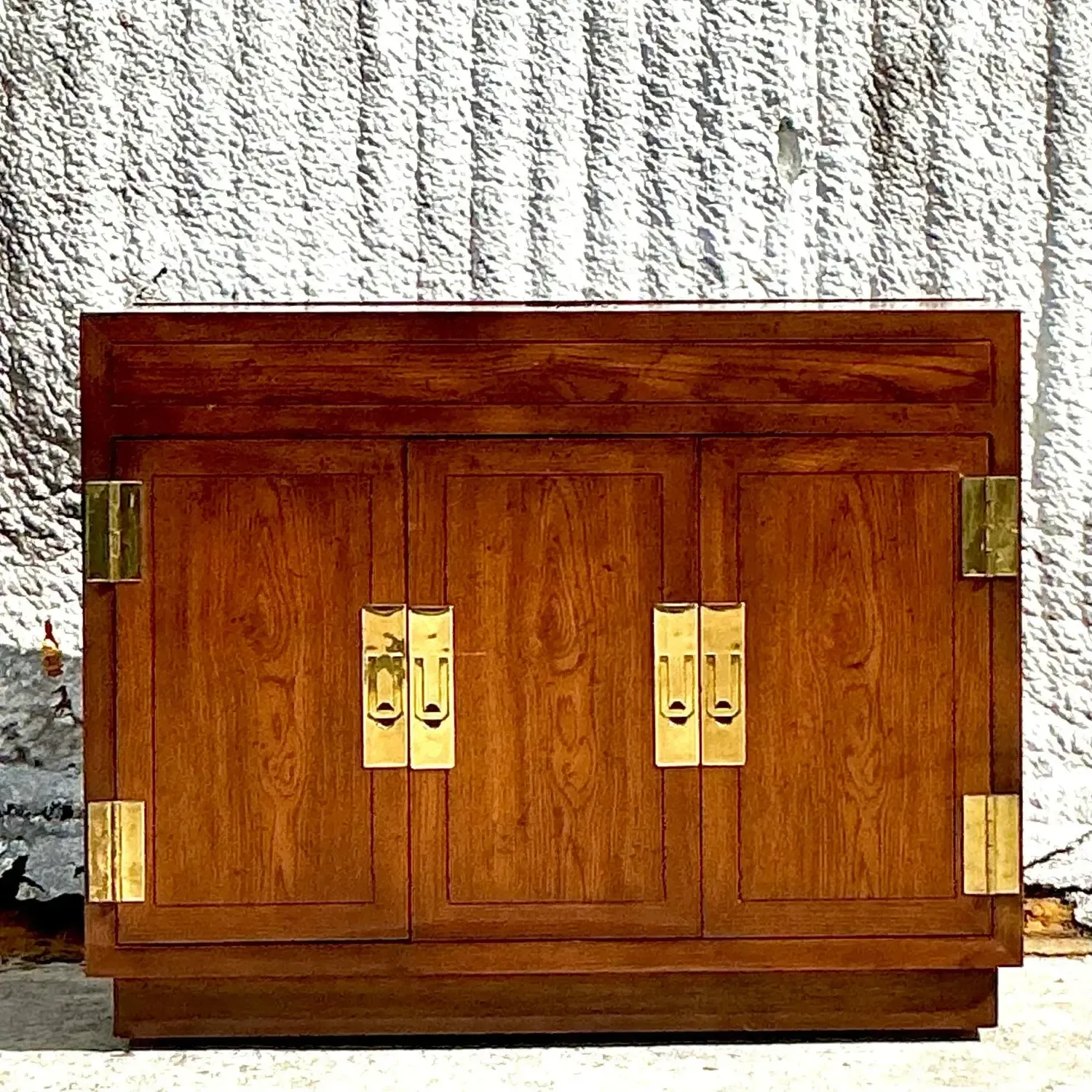 Vintage Boho Henredon Campaign Dry Bar — additional photo 3