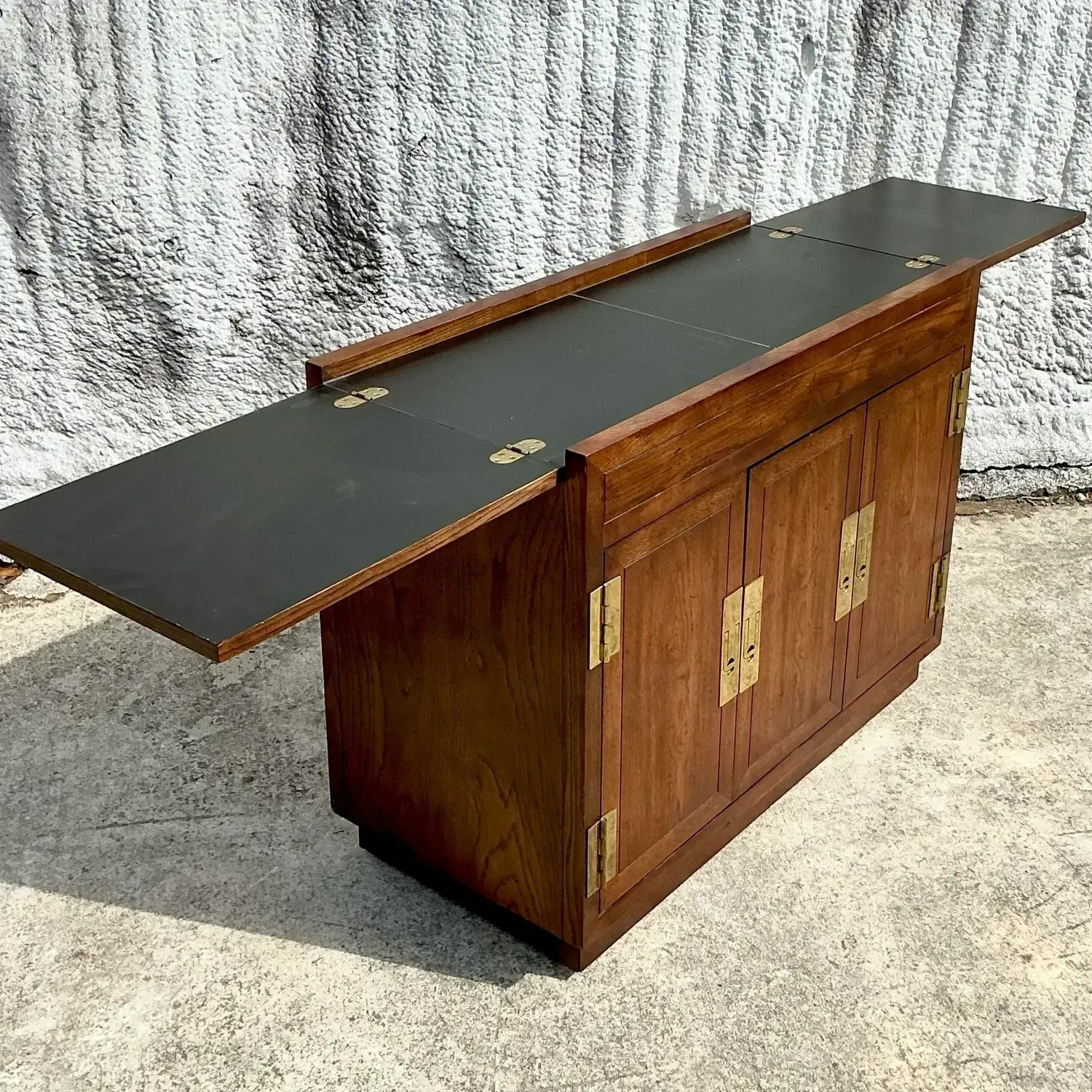 Vintage Boho Henredon Campaign Dry Bar — additional photo 7