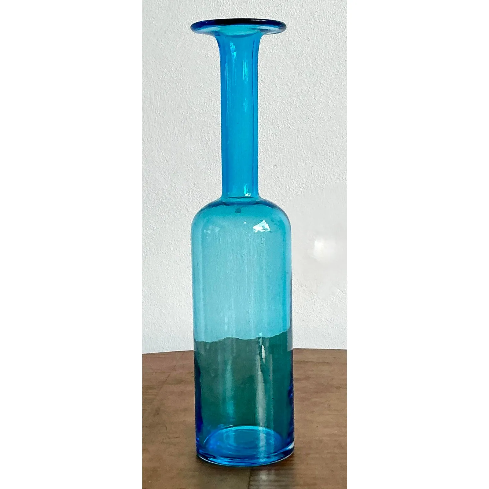 Vintage Boho Holmegaatd Glass Vase — additional photo 3