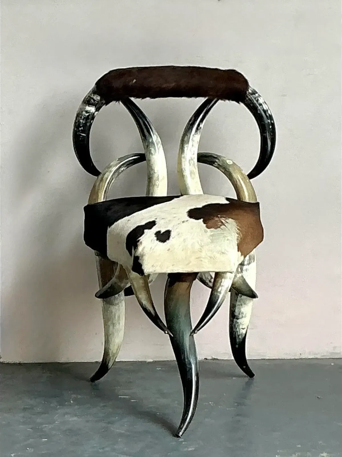 Vintage Boho Horn Chair — additional photo 3