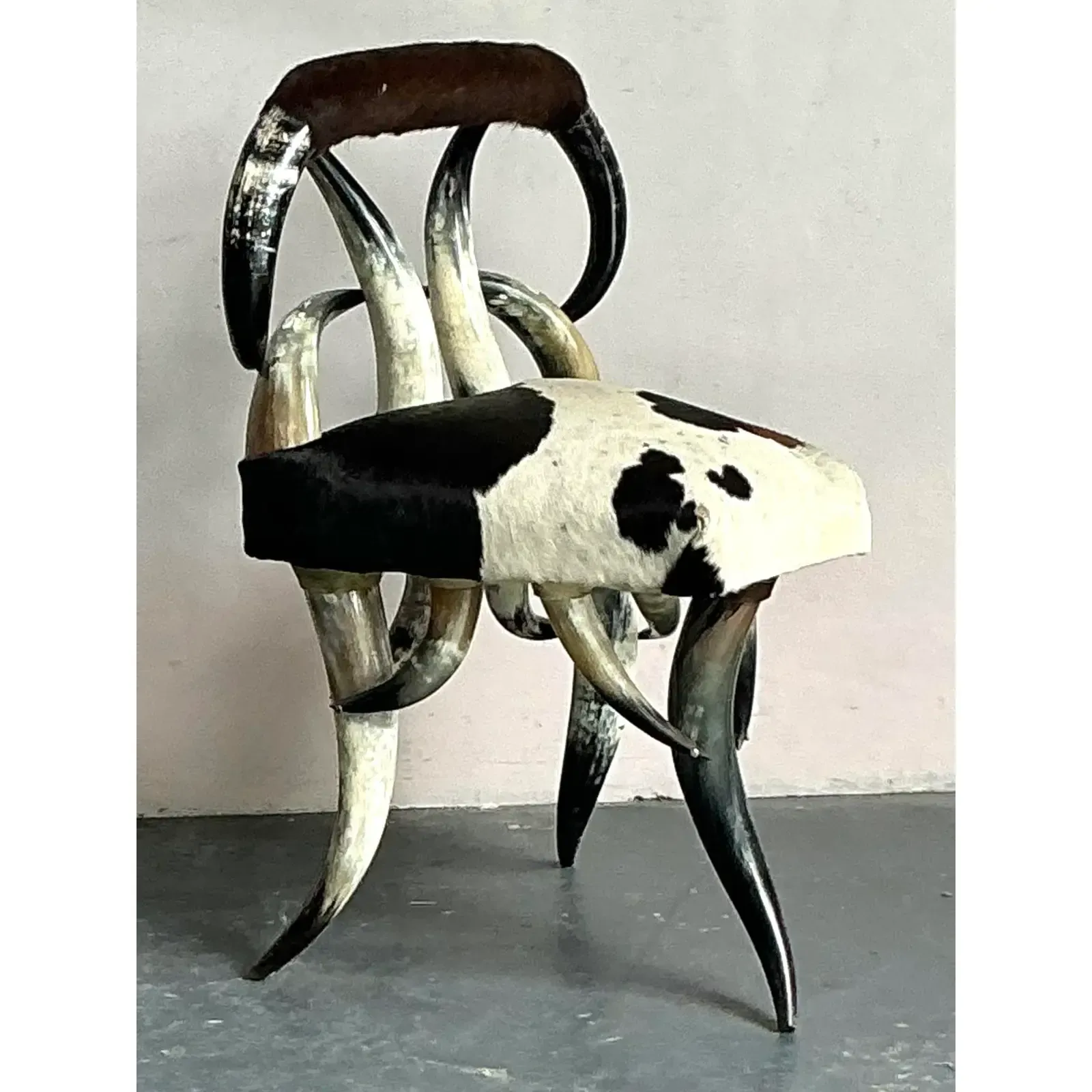 Vintage Boho Horn Chair — additional photo 4
