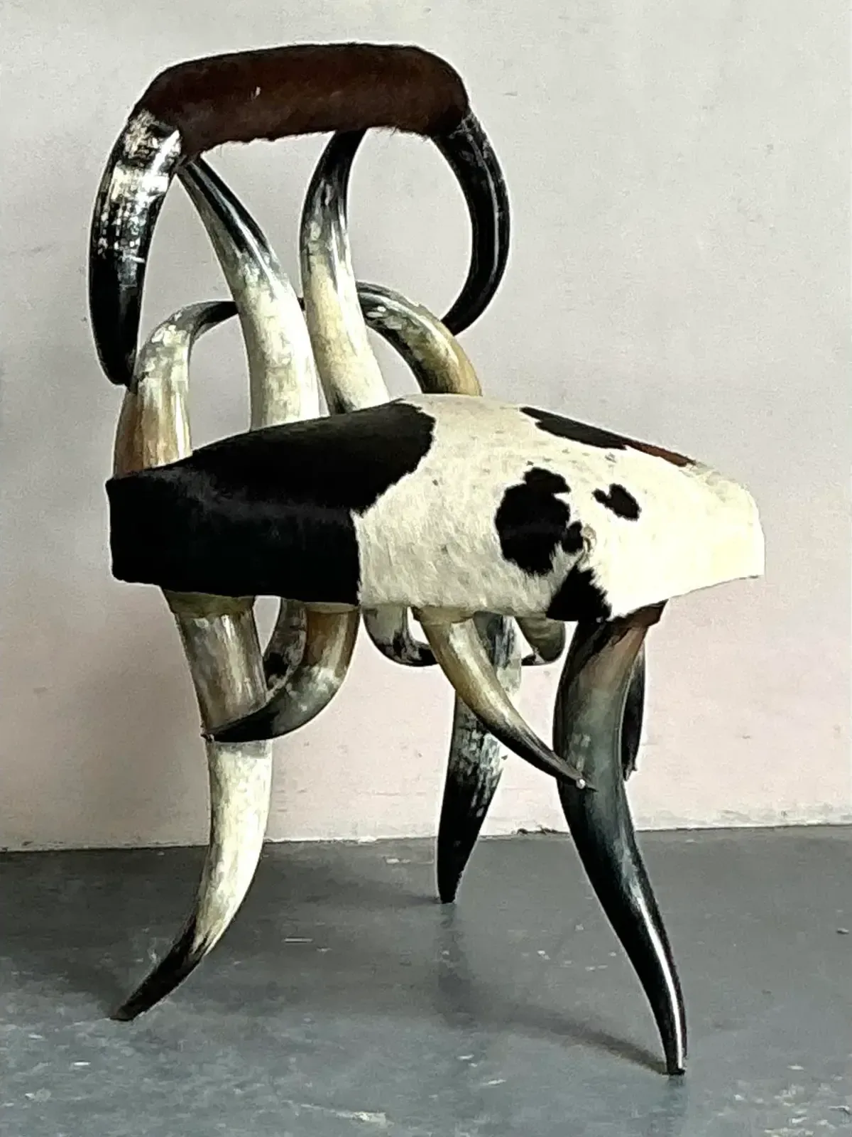 Vintage Boho Horn Chair — additional photo 4