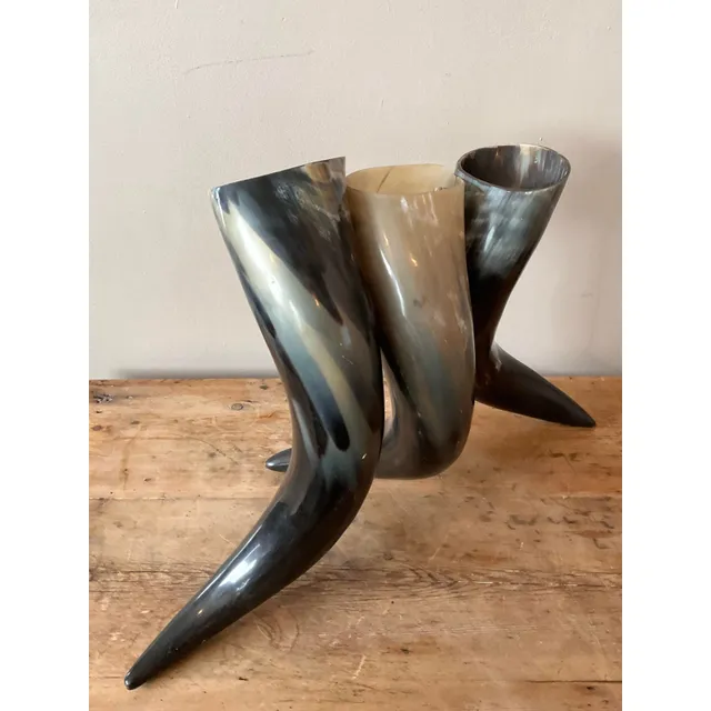 Vintage Boho Horn Trio Vase — additional photo 4