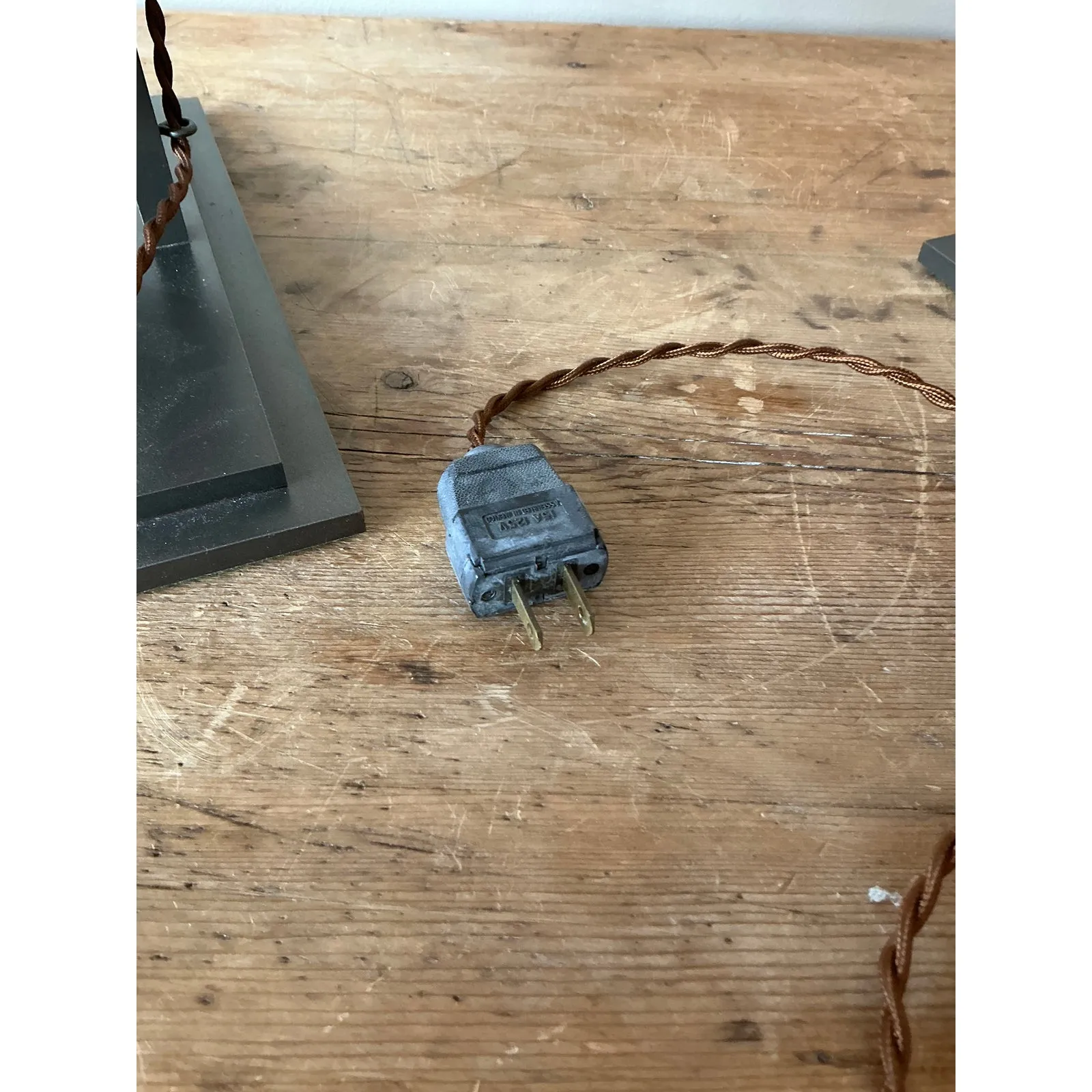 Vintage Boho Industrial Star Mold Lamps - A Pair — additional photo 4