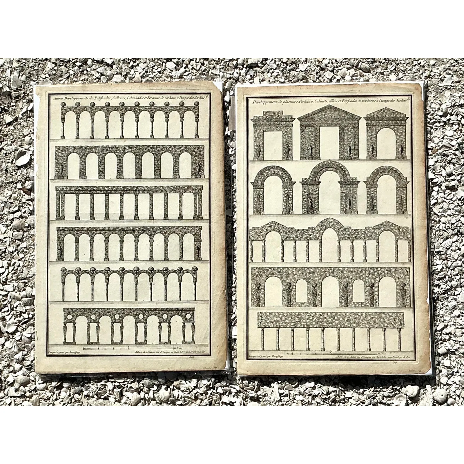 Vintage Boho Italian Architectural Arches Original Prints - Set of 2 — additional photo 1