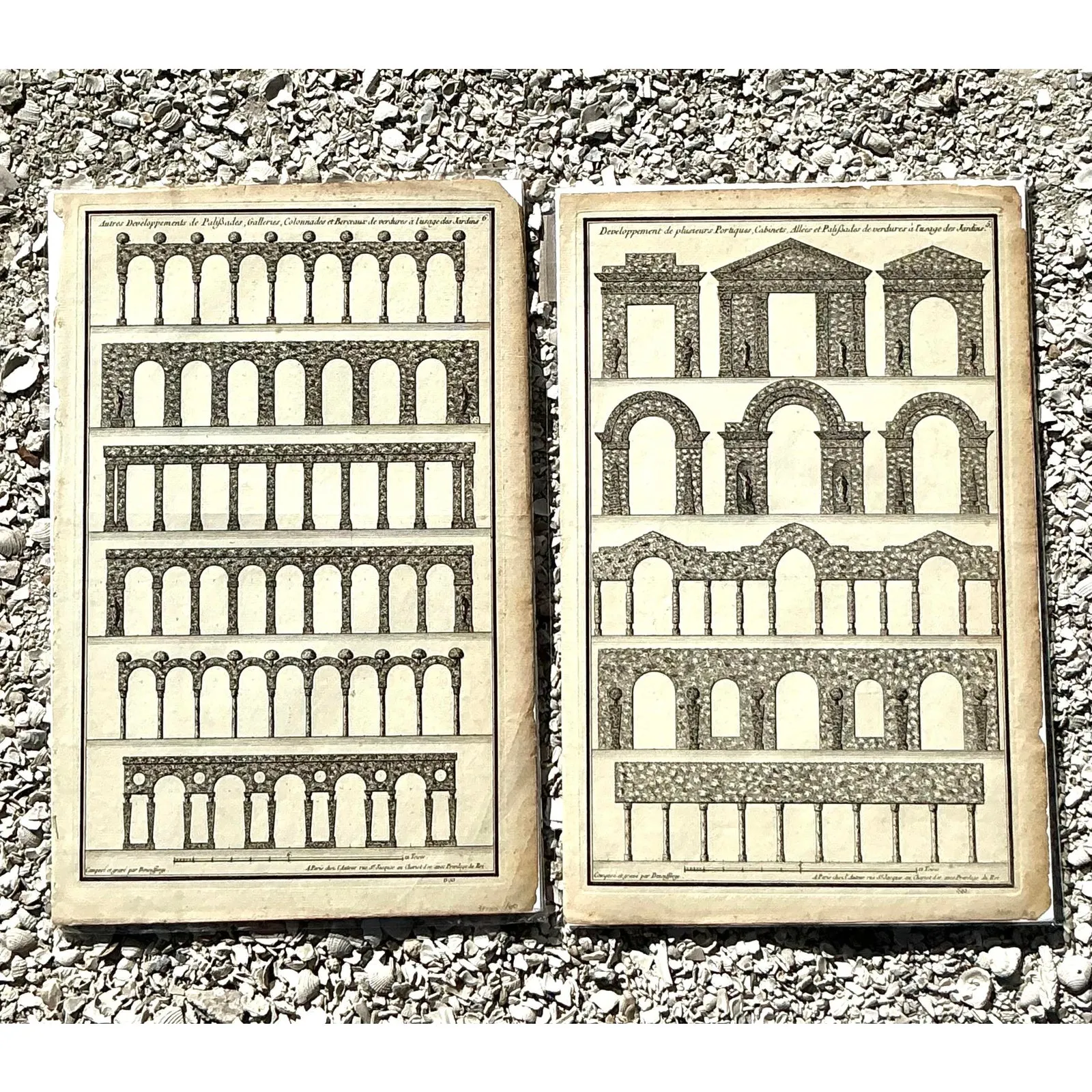 Vintage Boho Italian Architectural Arches Original Prints - Set of 2 — additional photo 2