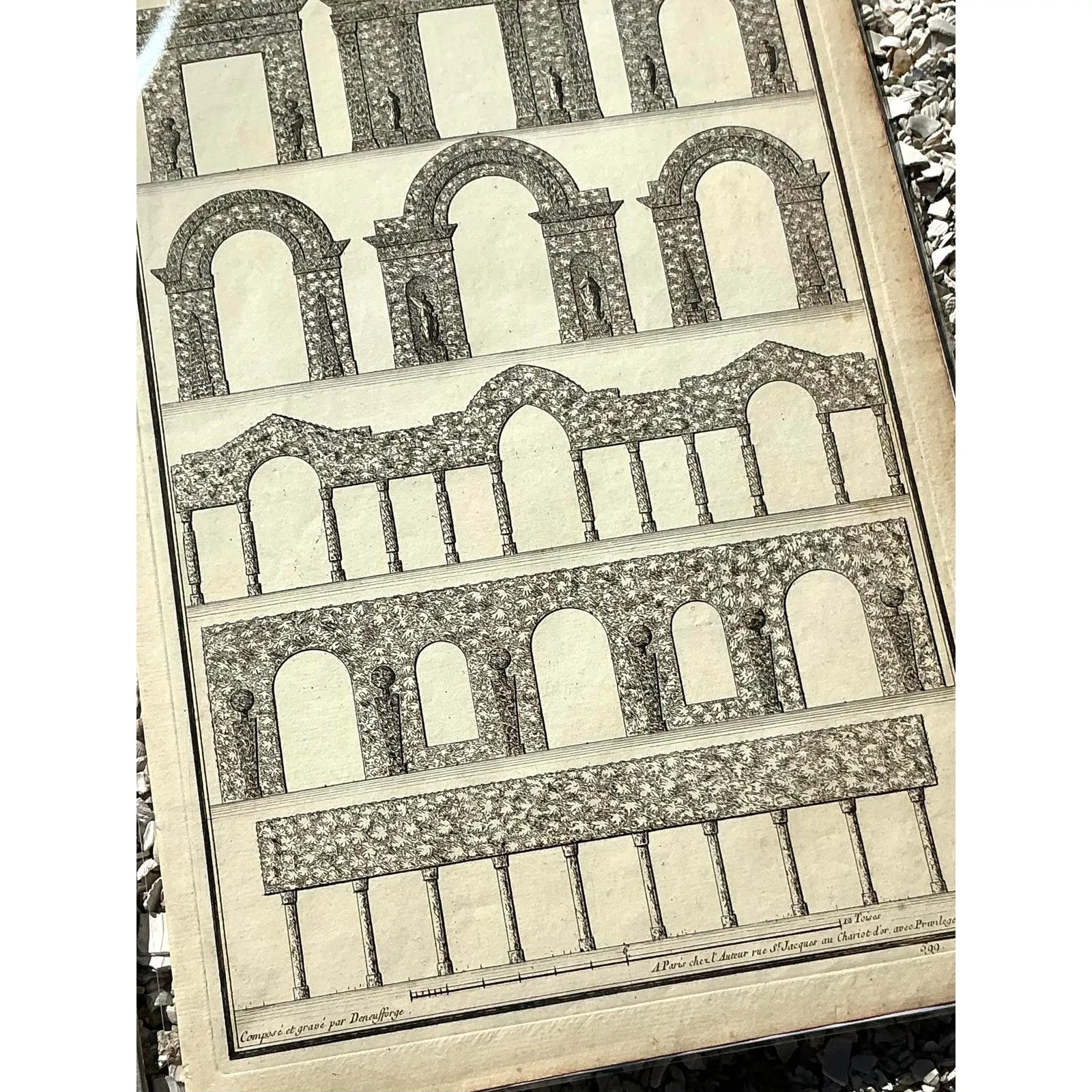 Vintage Boho Italian Architectural Arches Original Prints - Set of 2 — additional photo 3