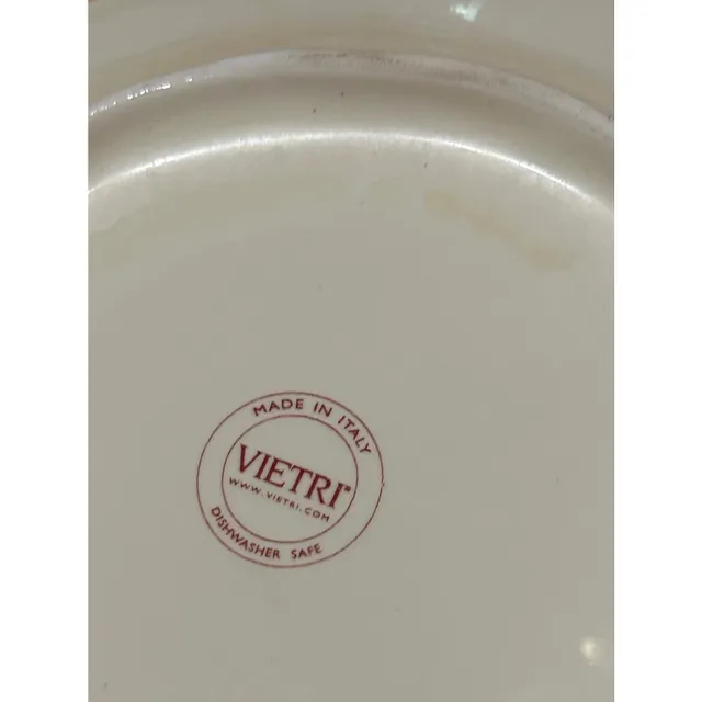 Vintage Boho Italian Vietri Glazed Ceramic Salad Plates - Set of 6 — additional photo 2