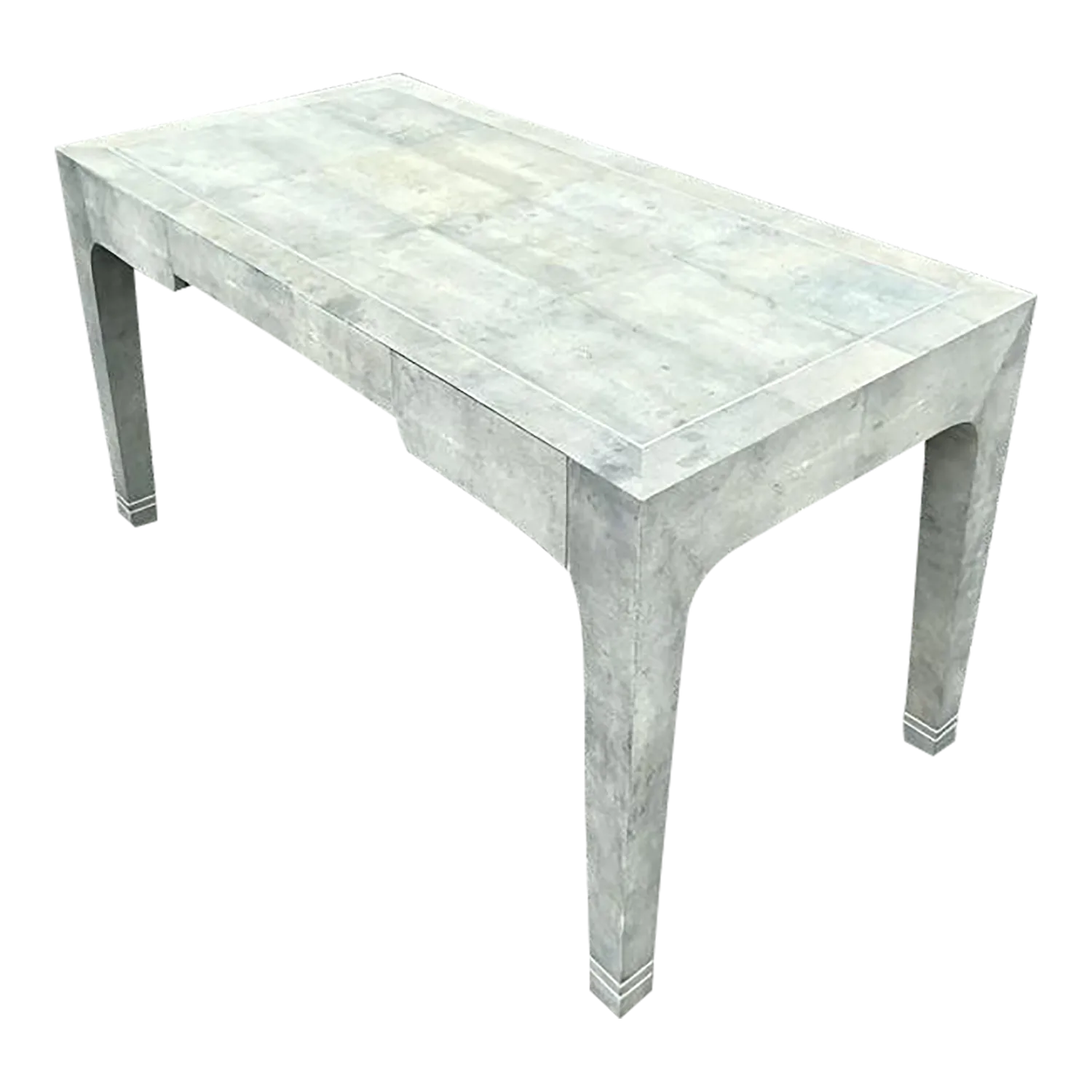 Vintage Boho Karl Springer Shagreen Wrapped Writing Desk — additional photo 2