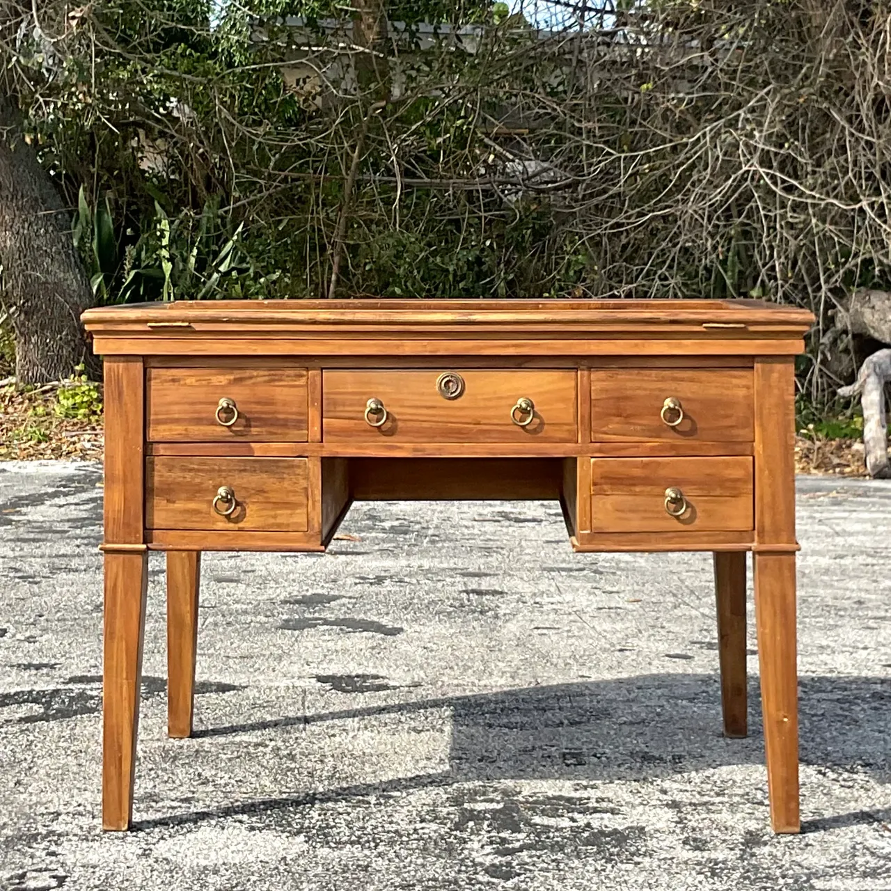 Vintage Boho Kercoet Drafting Desk