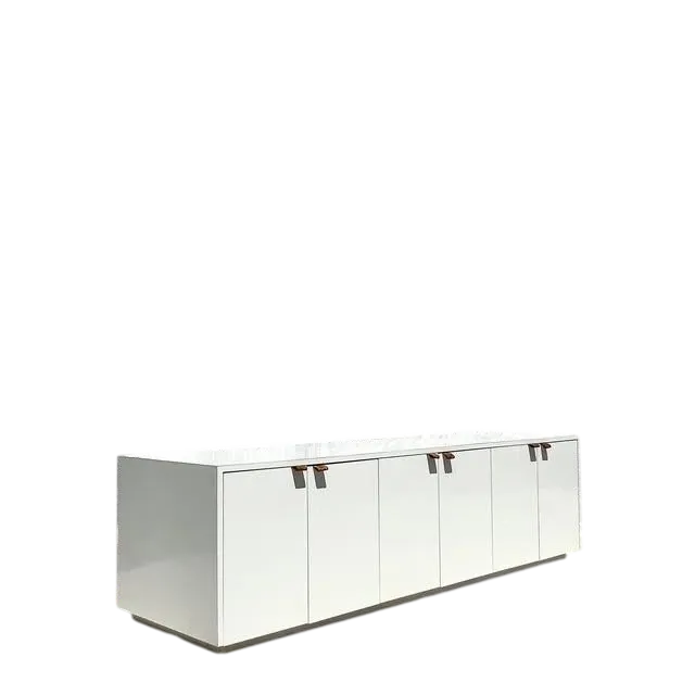 Vintage Boho Lacquered Long Credenza — additional photo 6