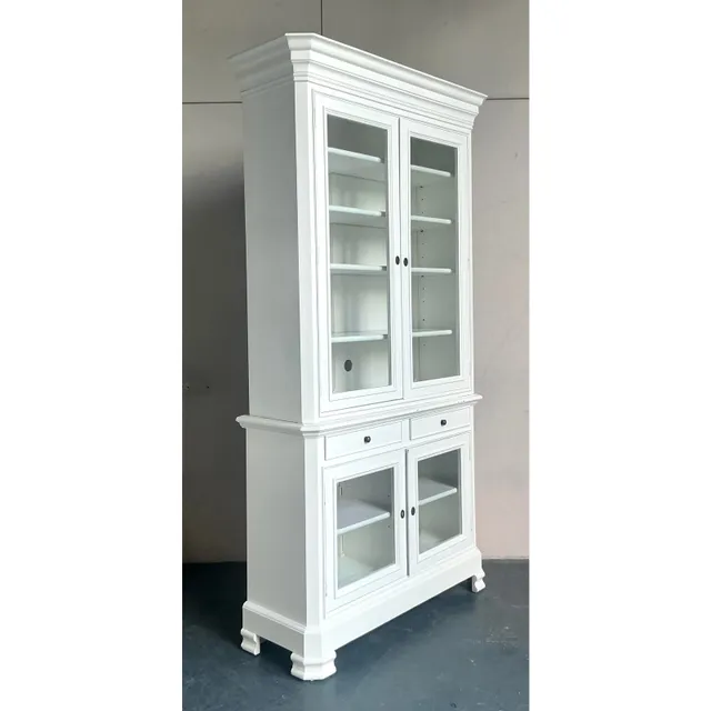 Vintage Boho Lacquered Tall Cabinet — additional photo 1