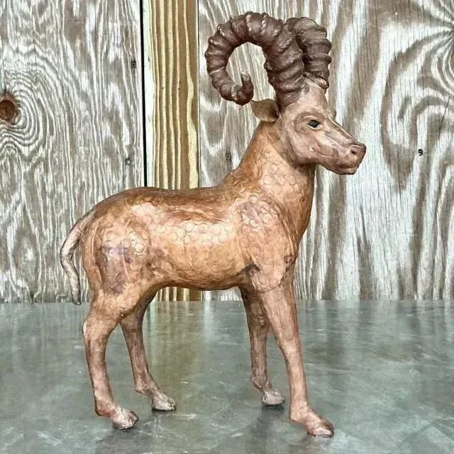 Vintage Boho Leather Ram — additional photo 2
