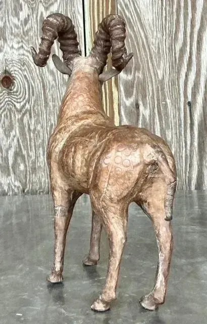 Vintage Boho Leather Ram — additional photo 3