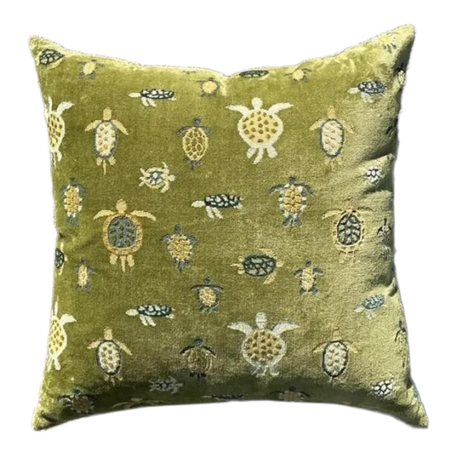 Vintage Boho Leopard Velvet Throw Pillow — additional photo 7