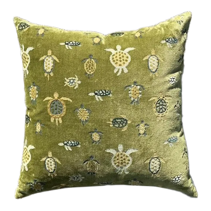 Vintage Boho Leopard Velvet Throw Pillow — additional photo 8