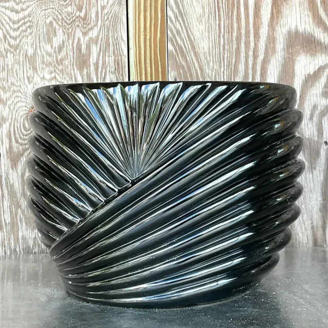 Vintage Boho Manuel Da Casta Draped Planter — additional photo 3