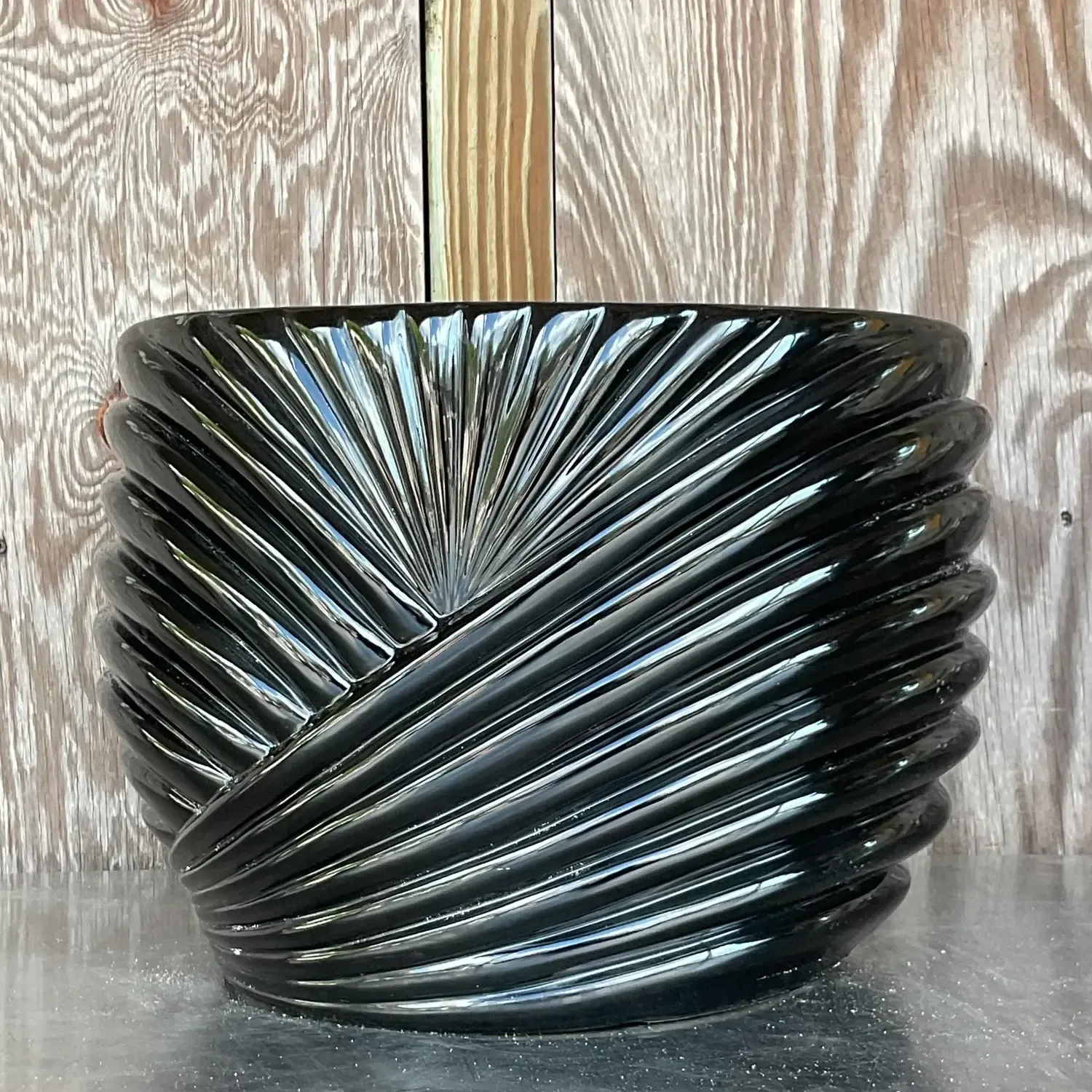 Vintage Boho Manuel Da Casta Draped Planter — additional photo 4
