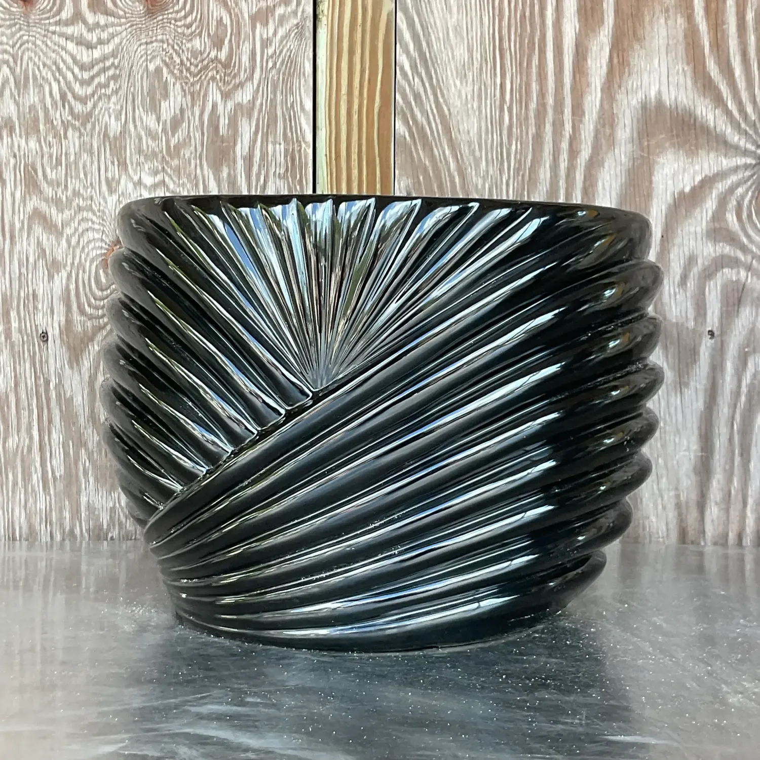 Vintage Boho Manuel Da Casta Draped Planter — additional photo 7