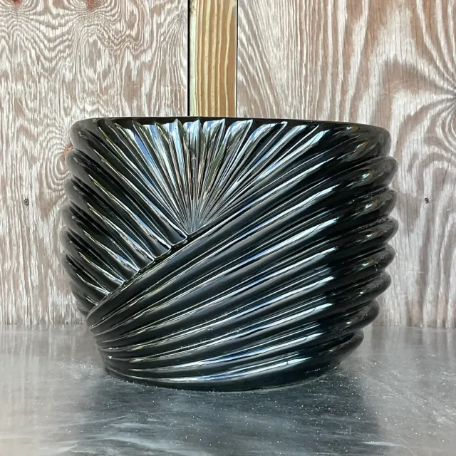 Vintage Boho Manuel Da Casta Draped Planter — additional photo 7