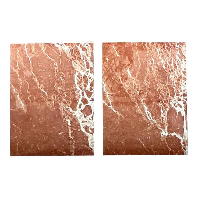 Vintage Boho Marble Pedestals - a Pair — additional photo 1