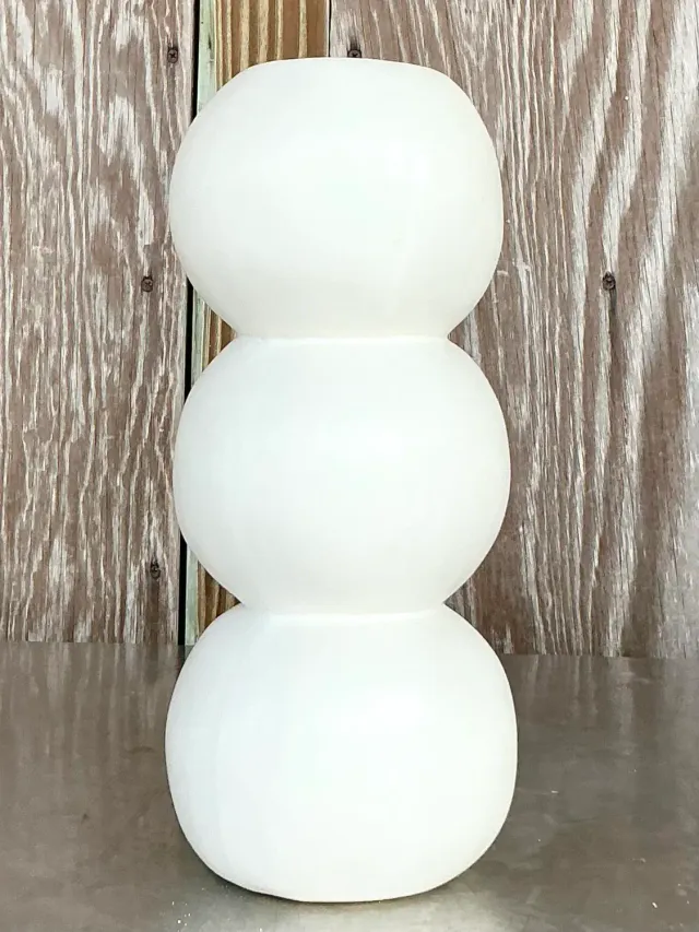 Vintage Boho Matte Glazed Ceramic Vase — additional photo 4
