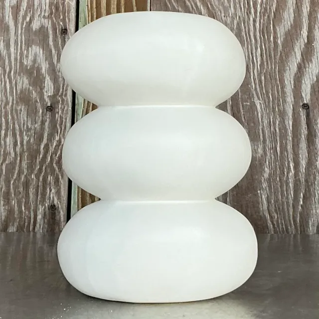 Vintage Boho Matte Glazed Ceramic Vase — additional photo 6