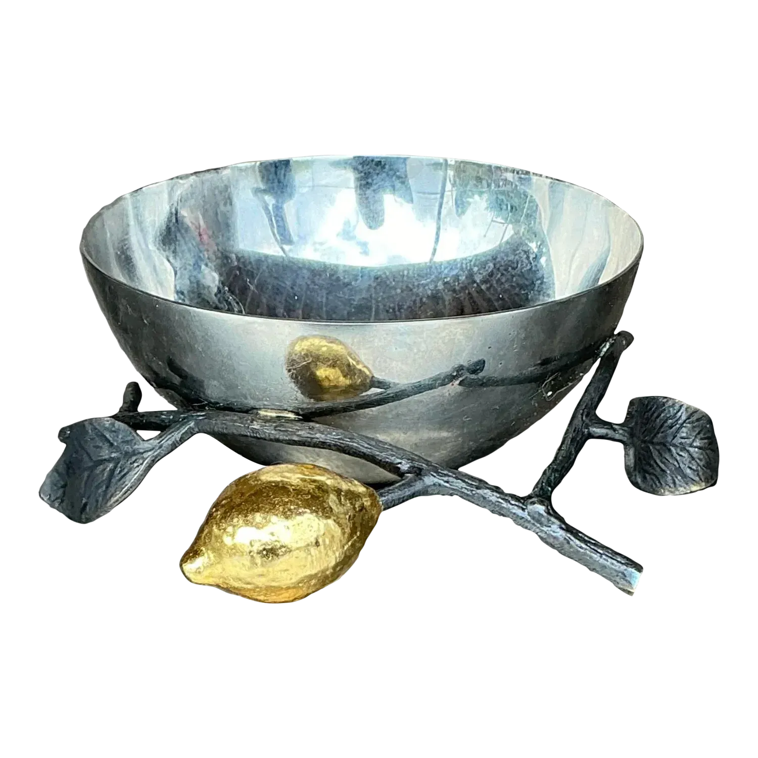 Vintage Boho Michael Aram Lemonwood Nut Bowl — additional photo 4