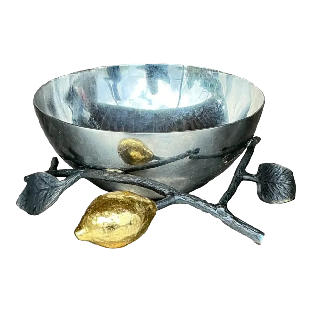 Vintage Boho Michael Aram Lemonwood Nut Bowl — additional photo 4