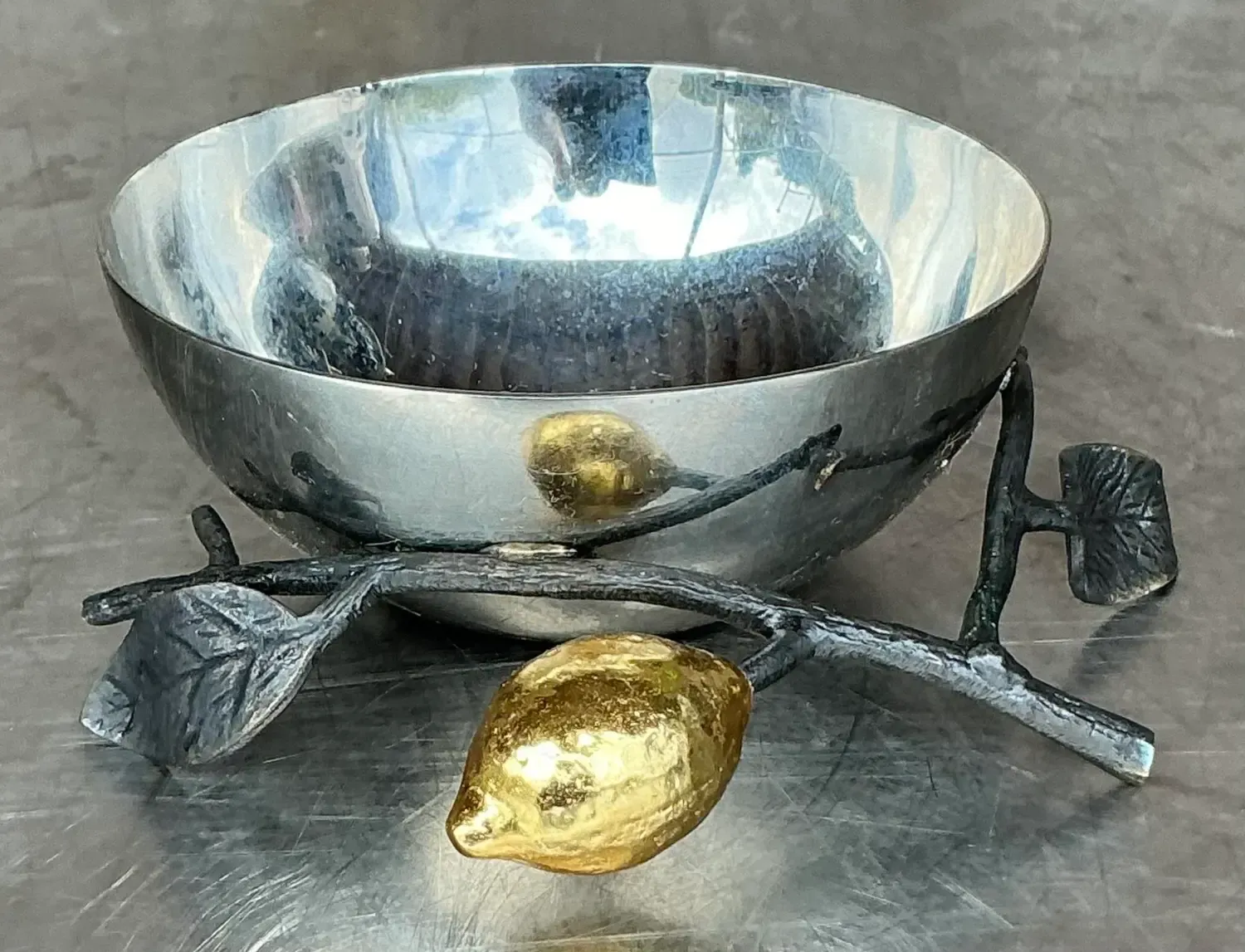 Vintage Boho Michael Aram Lemonwood Nut Bowl — additional photo 6