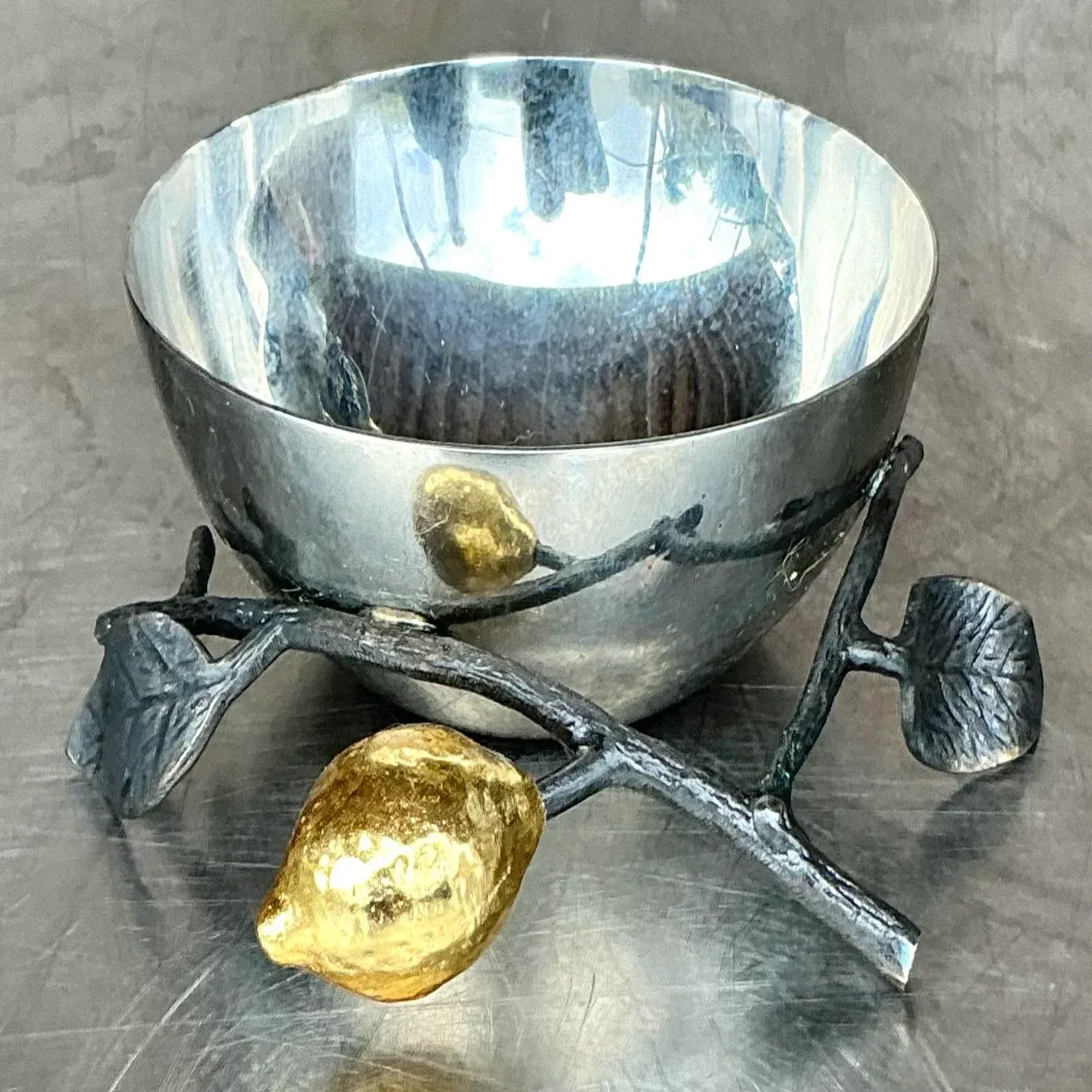 Vintage Boho Michael Aram Lemonwood Nut Bowl — additional photo 7