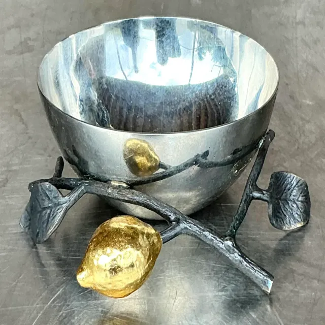Vintage Boho Michael Aram Lemonwood Nut Bowl — additional photo 7