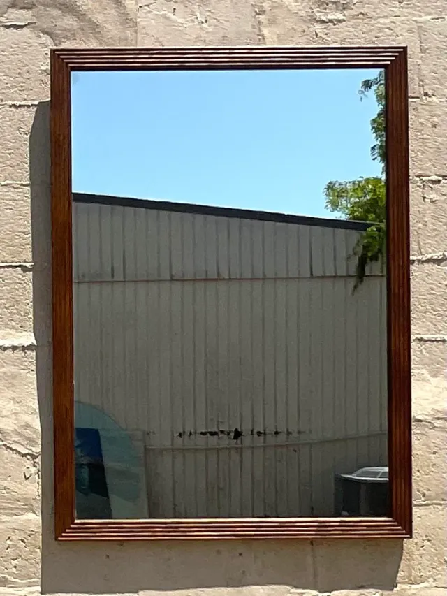 Vintage Boho Millwork Mirror — additional photo 3