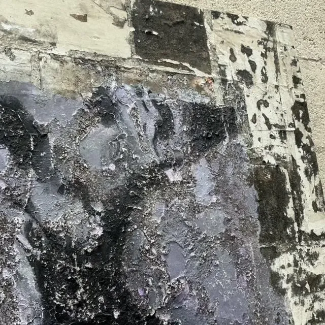 Vintage Boho Monumental Original Textured Abstract Painting on Canvas — additional photo 2