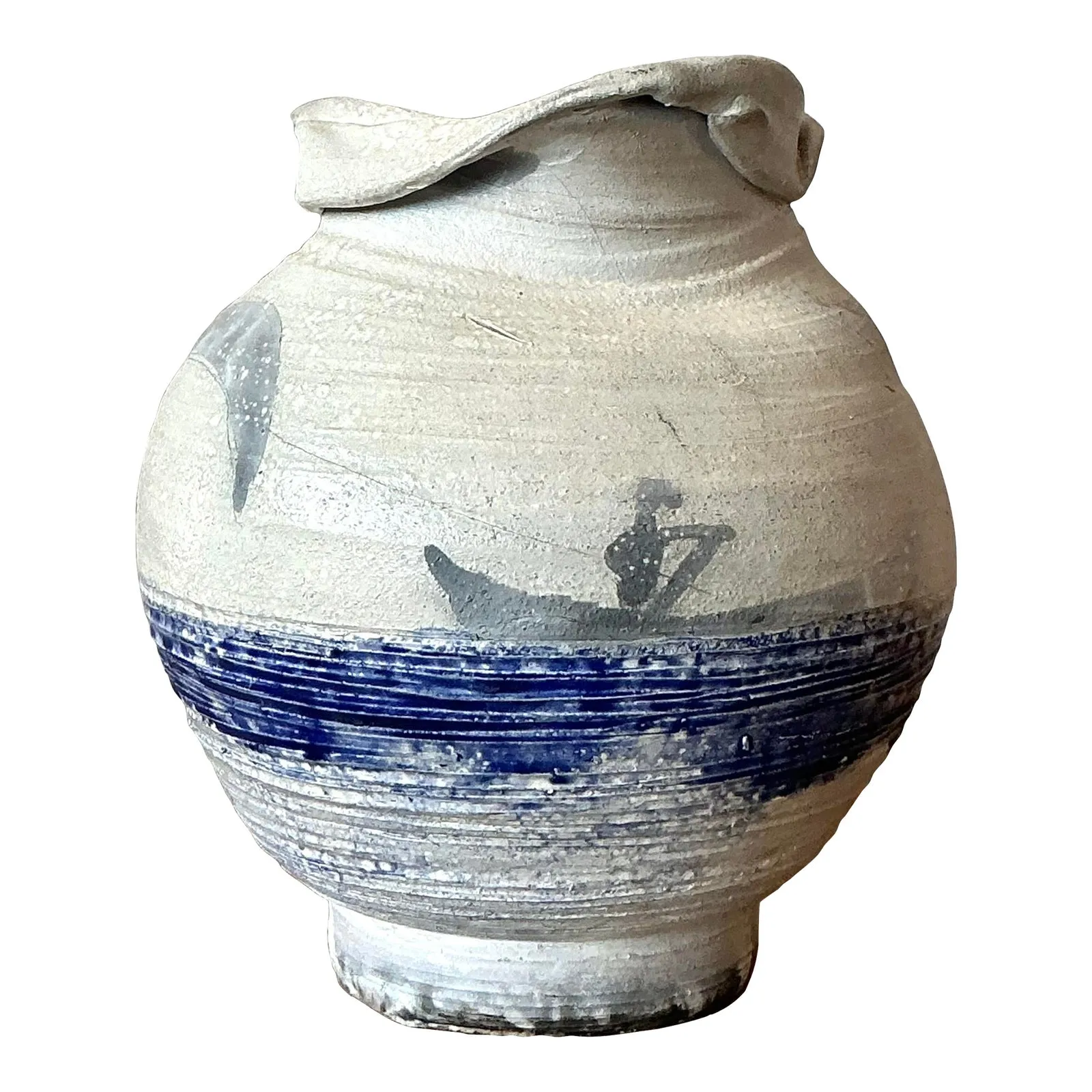 Vintage Boho Moonlight Studio Pottery Vase — additional photo 1