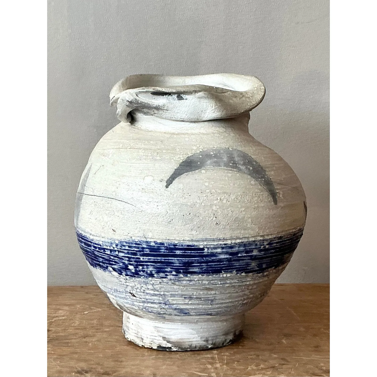 Vintage Boho Moonlight Studio Pottery Vase — additional photo 6