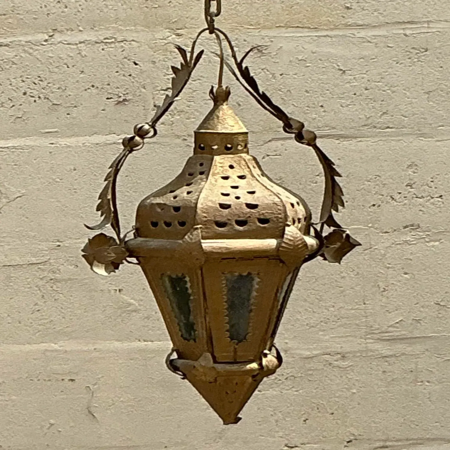 Vintage Boho Moorish Lantern After Addison Mizner — additional photo 5