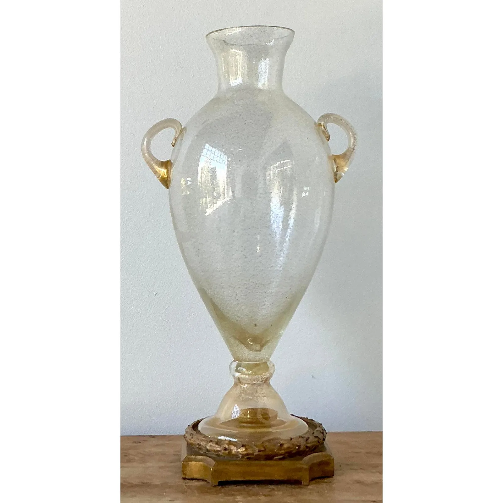 Vintage Boho Murano Glass Large Urn — additional photo 3