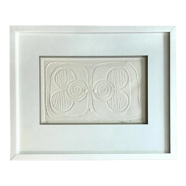 Vintage Boho Numbered Molded Paper Lithograph — additional photo 1