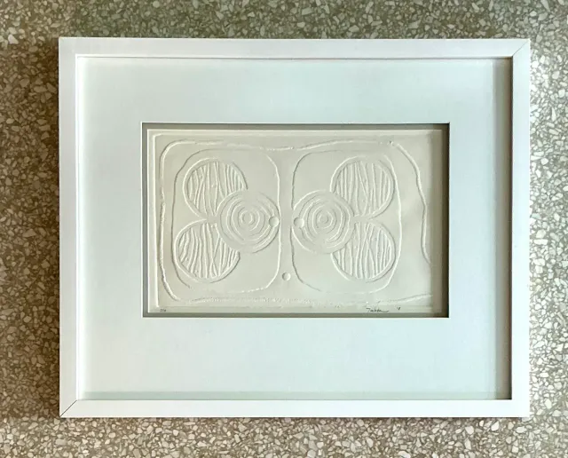 Vintage Boho Numbered Molded Paper Lithograph — additional photo 4