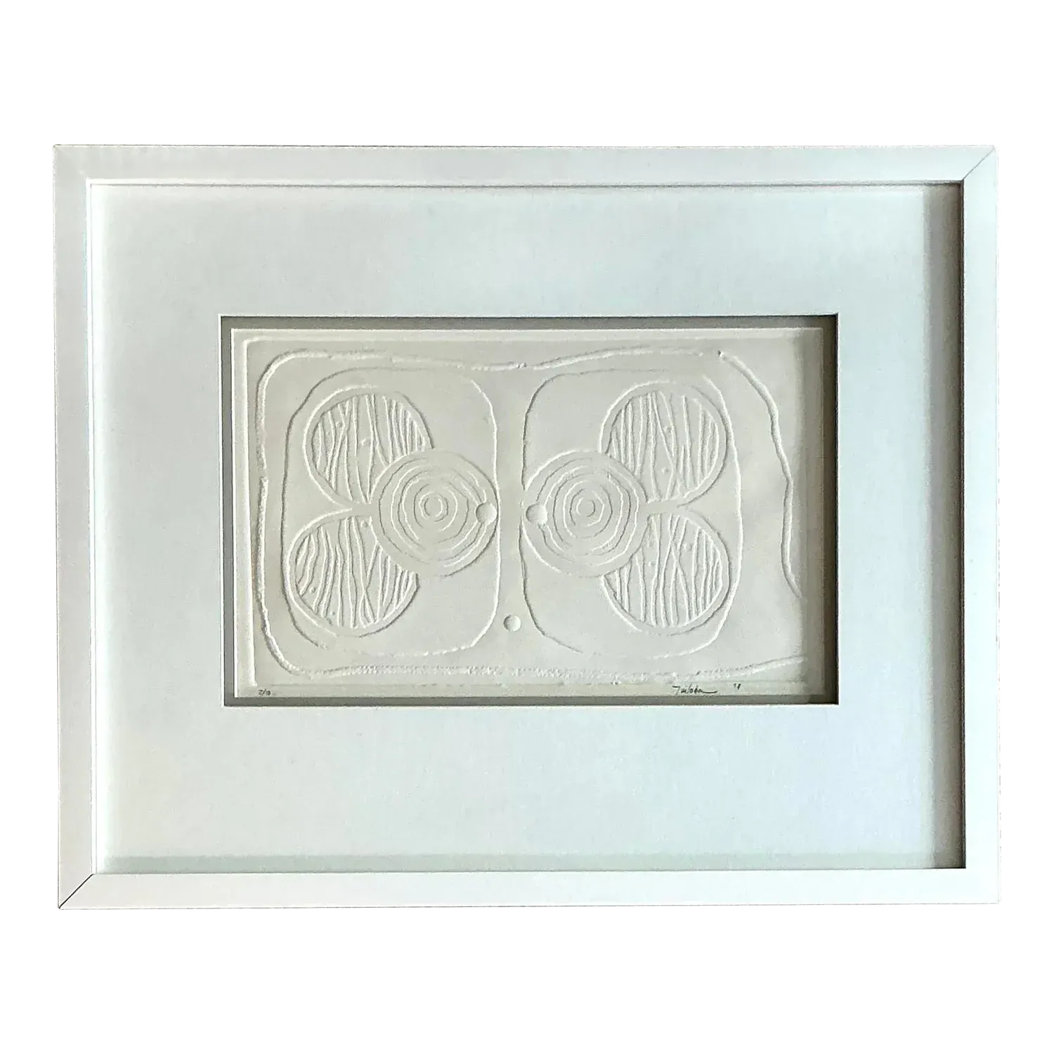 Vintage Boho Numbered Molded Paper Lithograph — additional photo 5